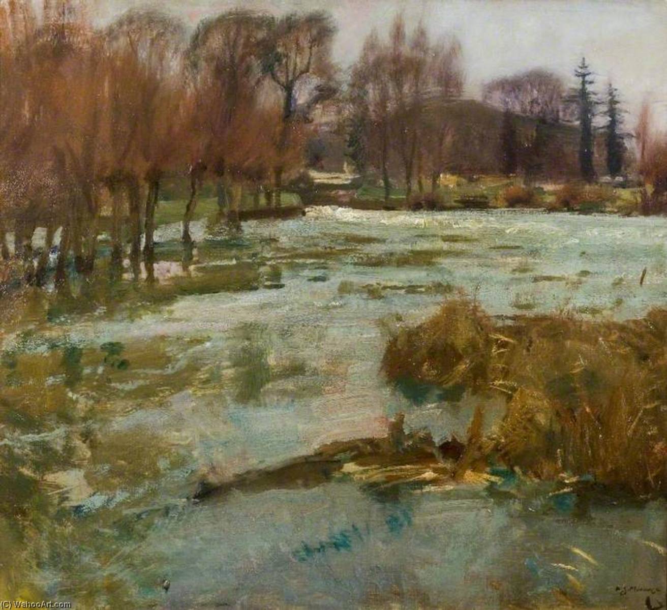 A View Of Boxted Mill — Sir Alfred James Munnings