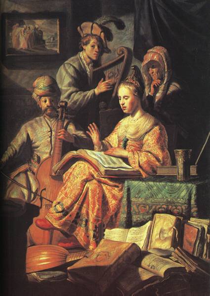Musikgesellschaft Amsterdam — Rembrandt Van Rijn