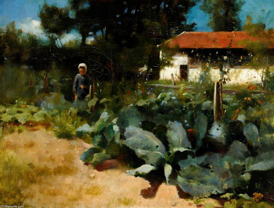 A French Kitchen Garden — Edward William Stott