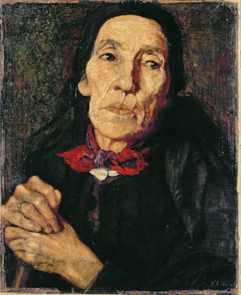 The Old Farmer — Wilhelm Maria Hubertus Leibl