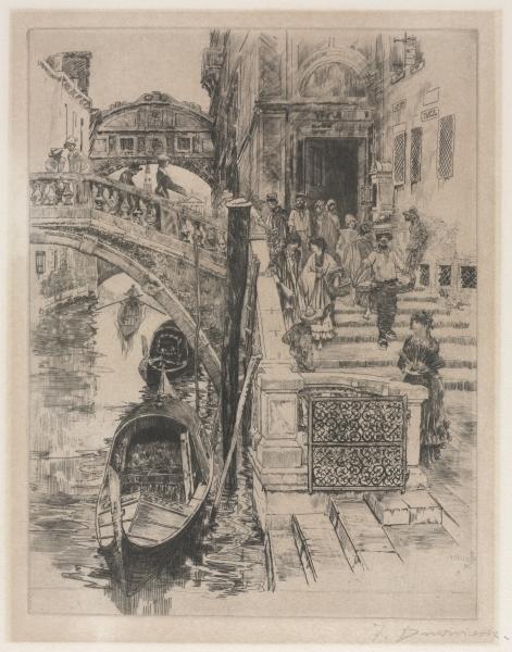 The Bridge Of Sighs (second Plate) — Frank Duveneck