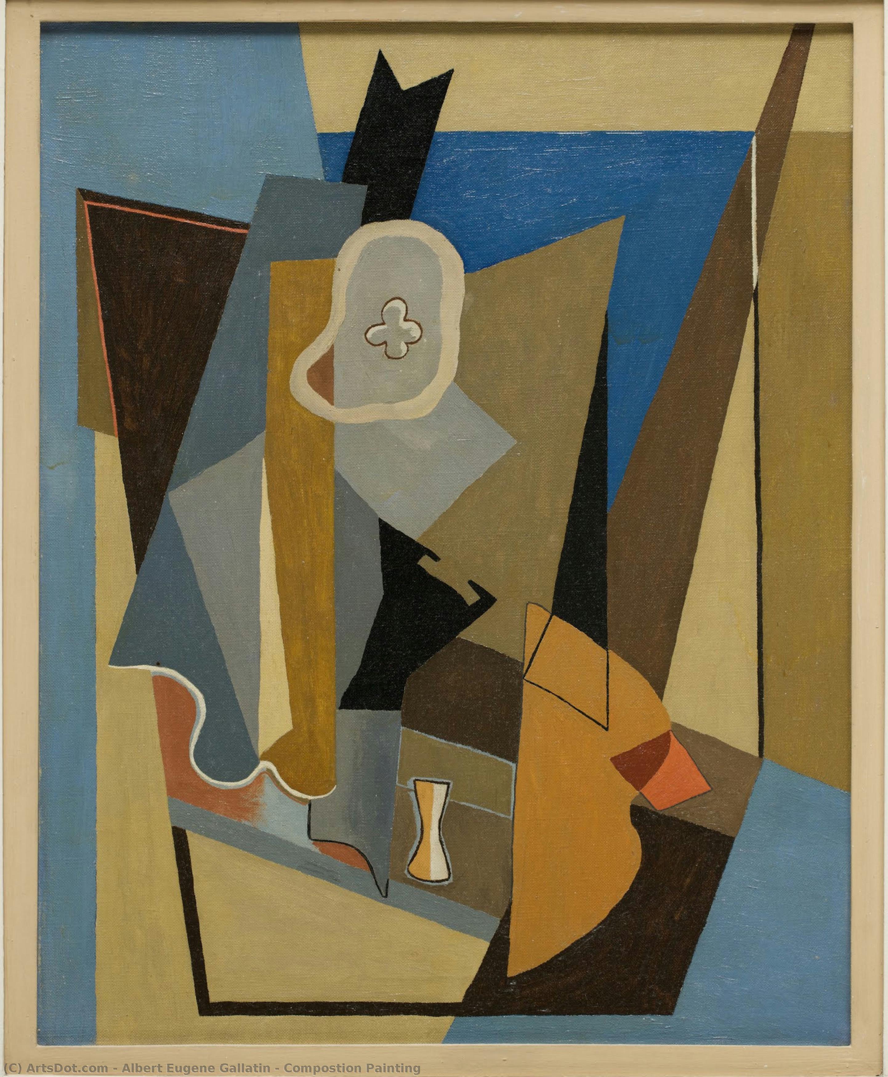 Compostion Painting — Albert Eugene Gallatin
