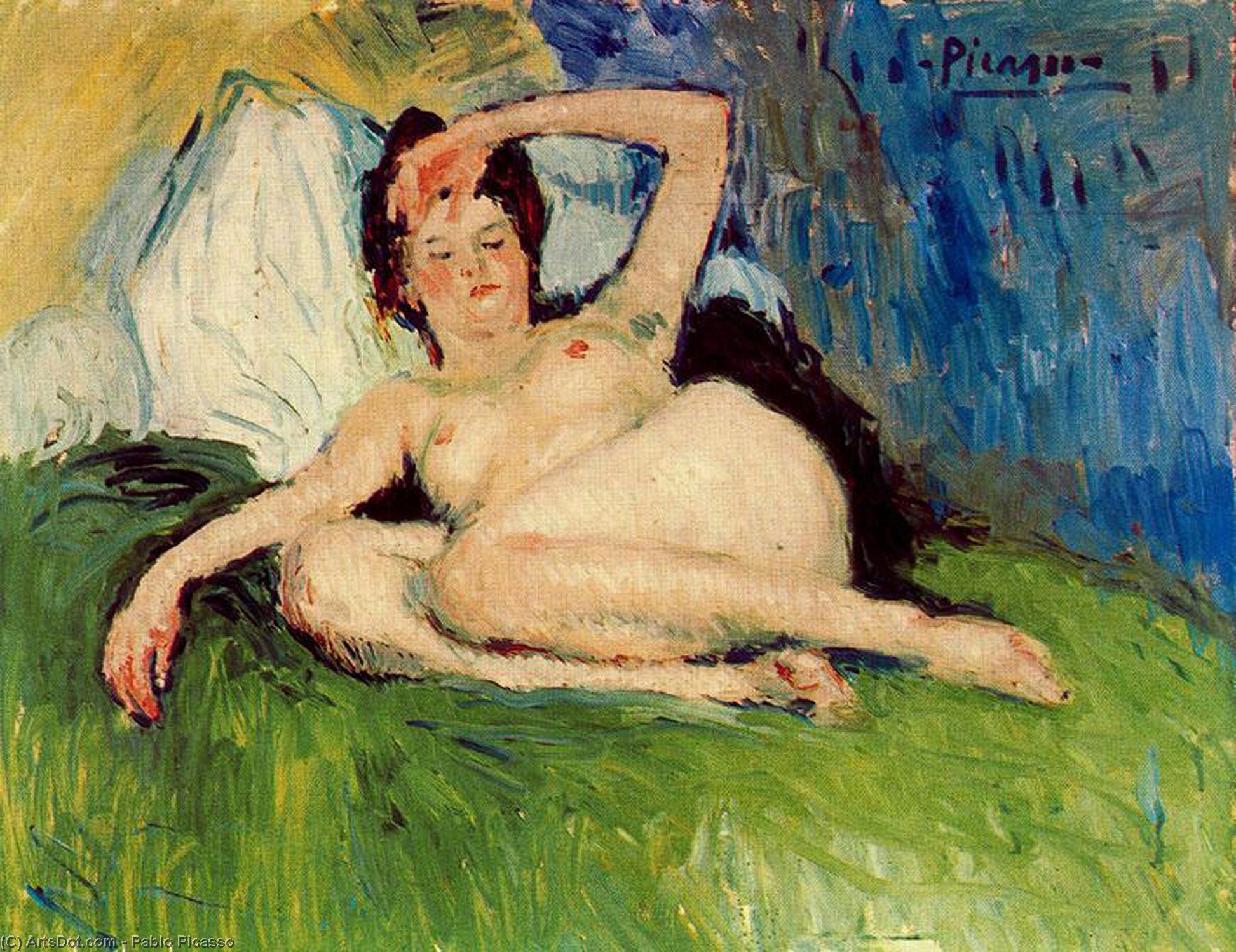 Jeanne (reclining Nude) — Pablo Picasso