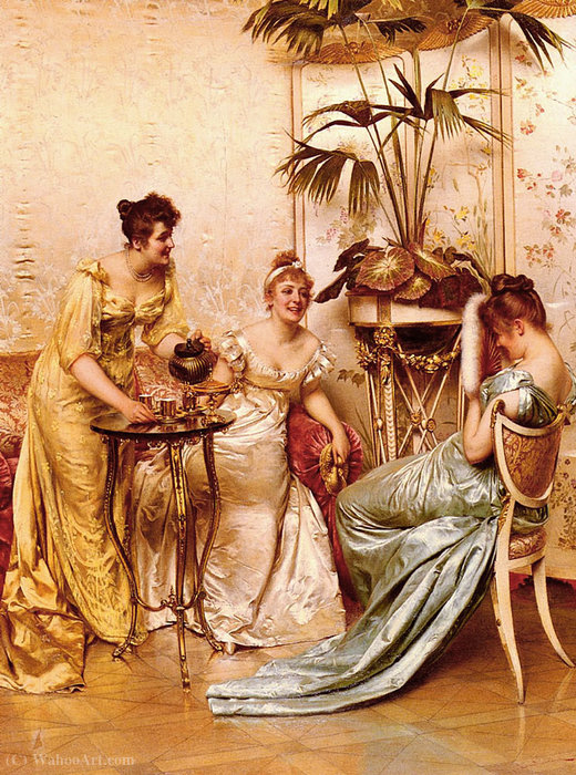 The Tea Party — Charles Joseph Frédéric Soulacroix