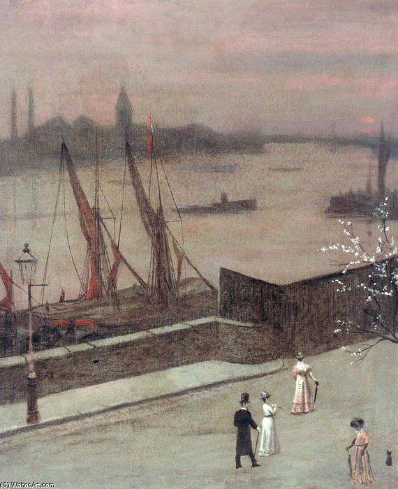 River Scene — Walter Greaves
