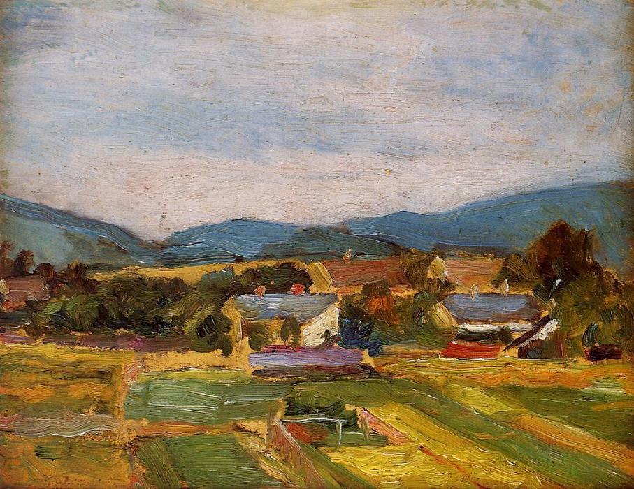 Paisaje En Baja Austria — Egon Schiele