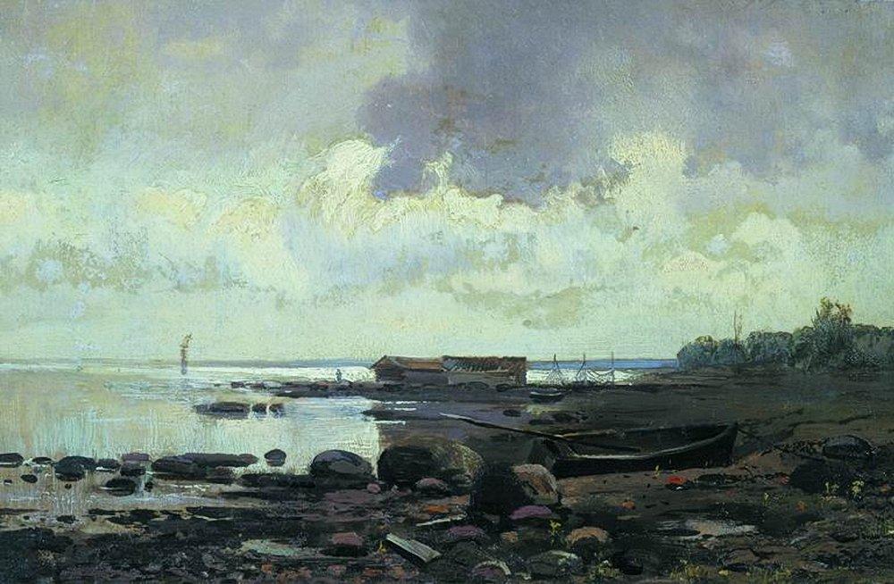 The Shore. Cloudy Day — Fyodor Alexandrovich Vasilyev