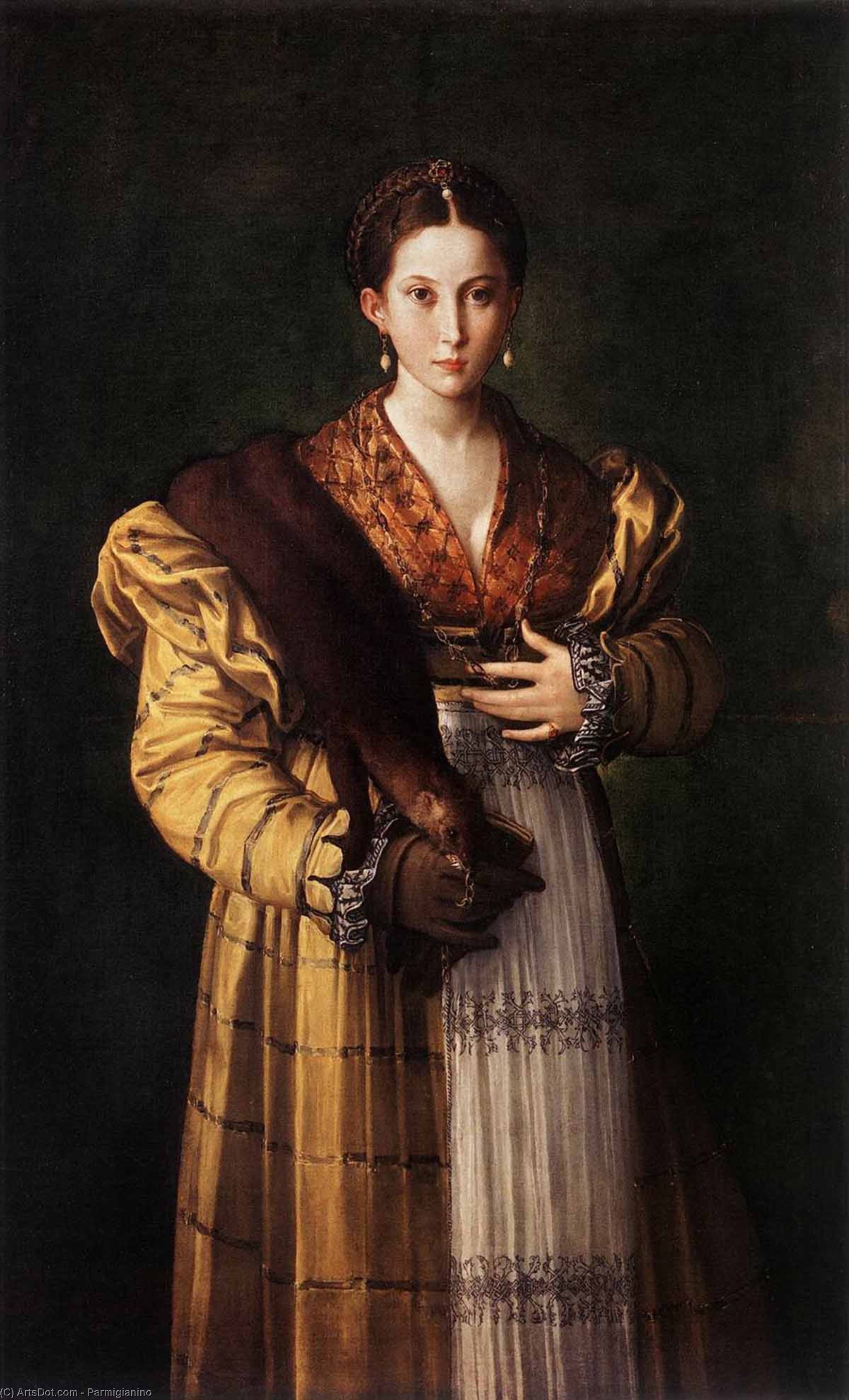 Portrait Of A Young Lady — Parmigianino