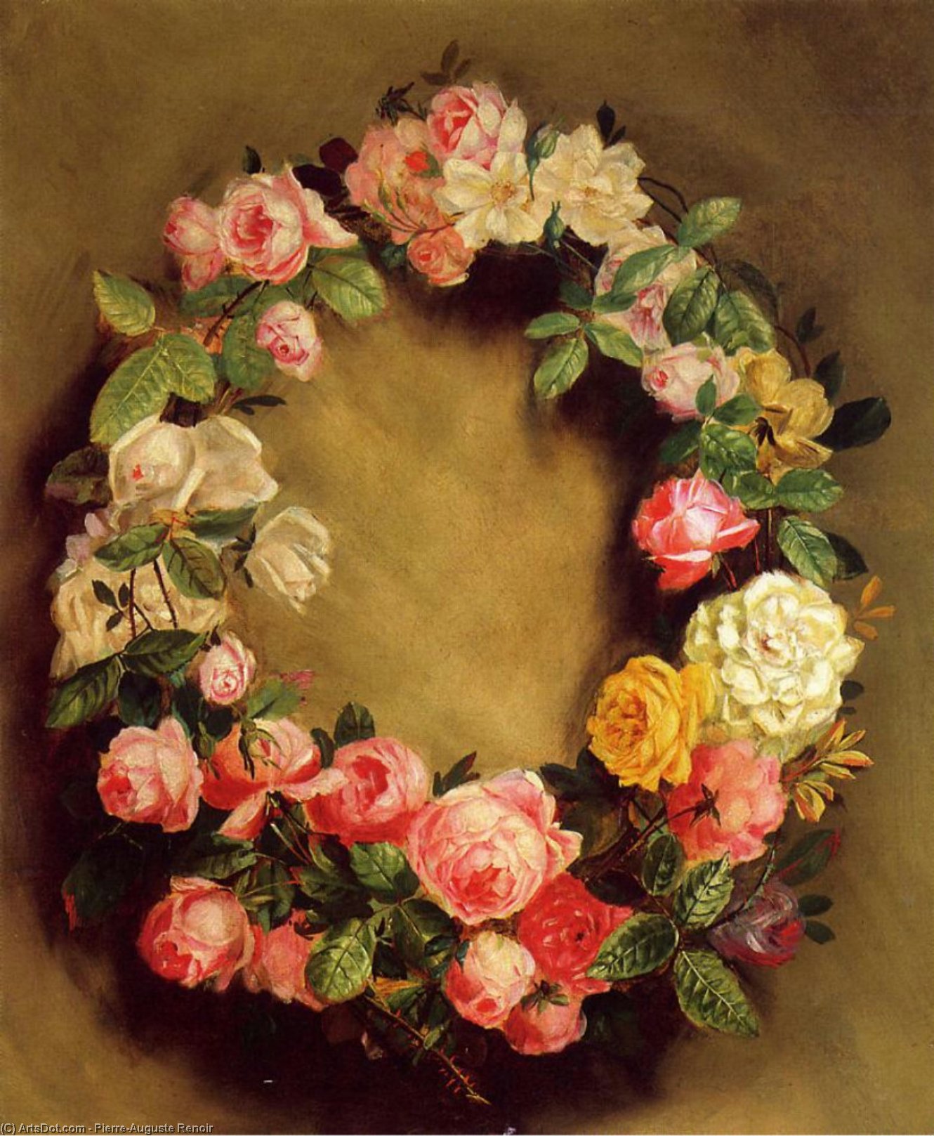 Crown Of Roses — Pierre-auguste Renoir