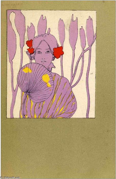 Girls With Olive Green Surrounds (8) — Raphael Kirchner