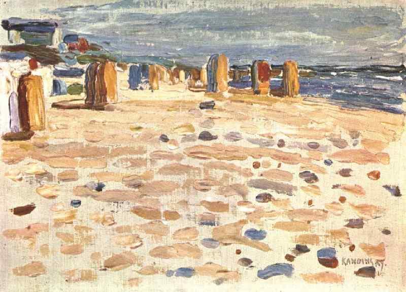 Beach Baskets In Holland — Wassily Wassilyevich Kandinsky