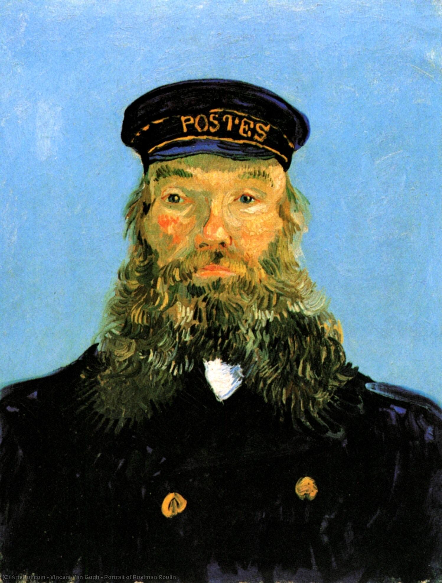 Portrait Of Postman Roulin — Vincent Willem Van Gogh