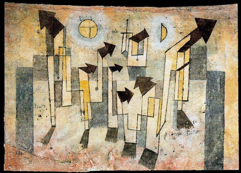 Wall Of The Temple Of Nostalgia — Paul Klee