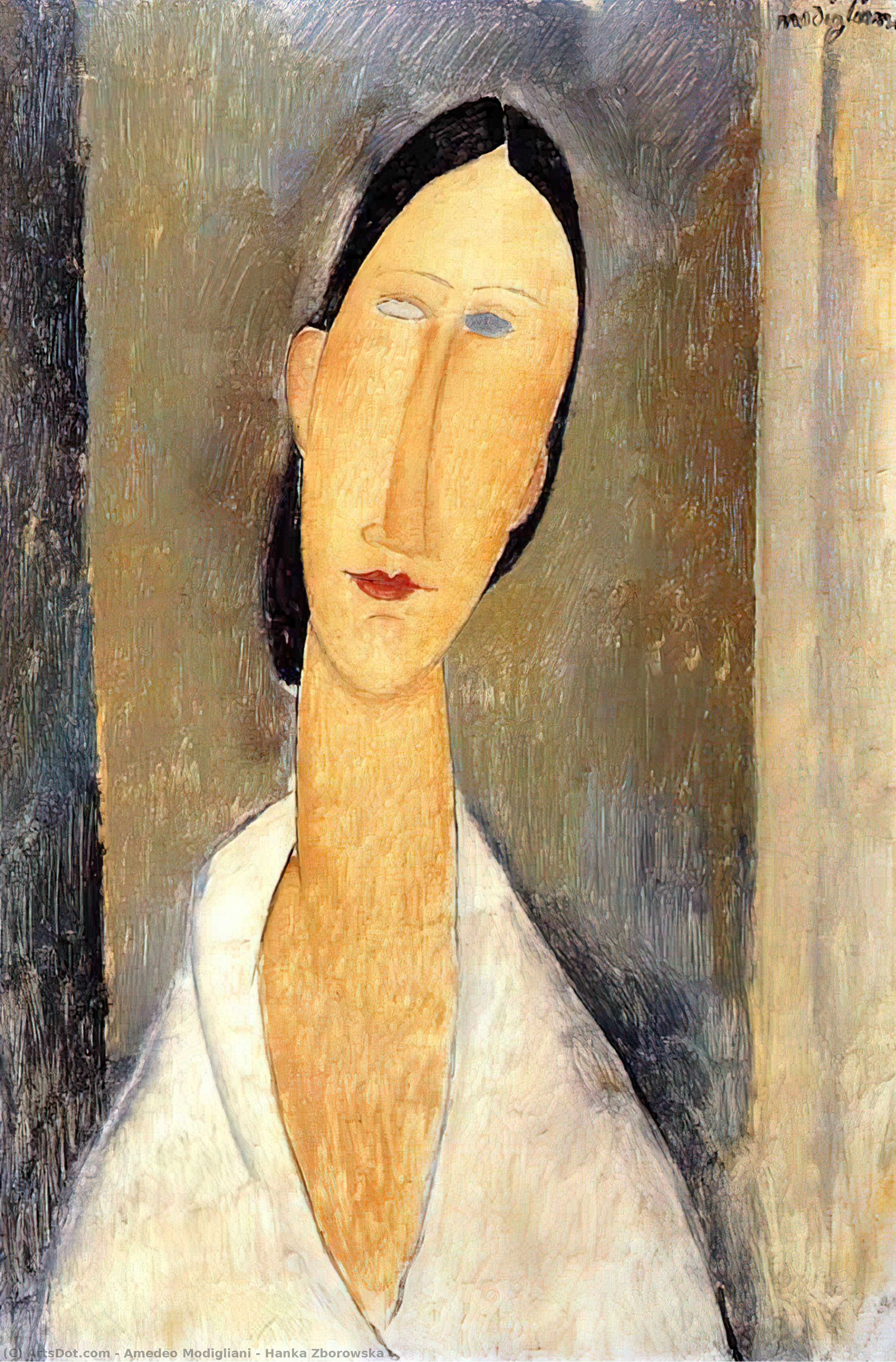Hanka Zborowska — Amedeo Clemente Modigliani