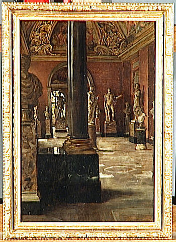 Vue De La Salle De Septime Severe Prise De La Salle De La Paix Au Louvre — Jacques Joseph (james ) Tissot