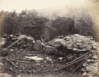 Interior Of Breastworks On Round Top, Gettysburg — Timothy O'sullivan Alexander Gardner