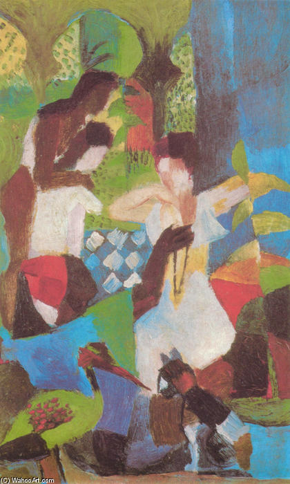 Turkish Jewel-trader — August Macke