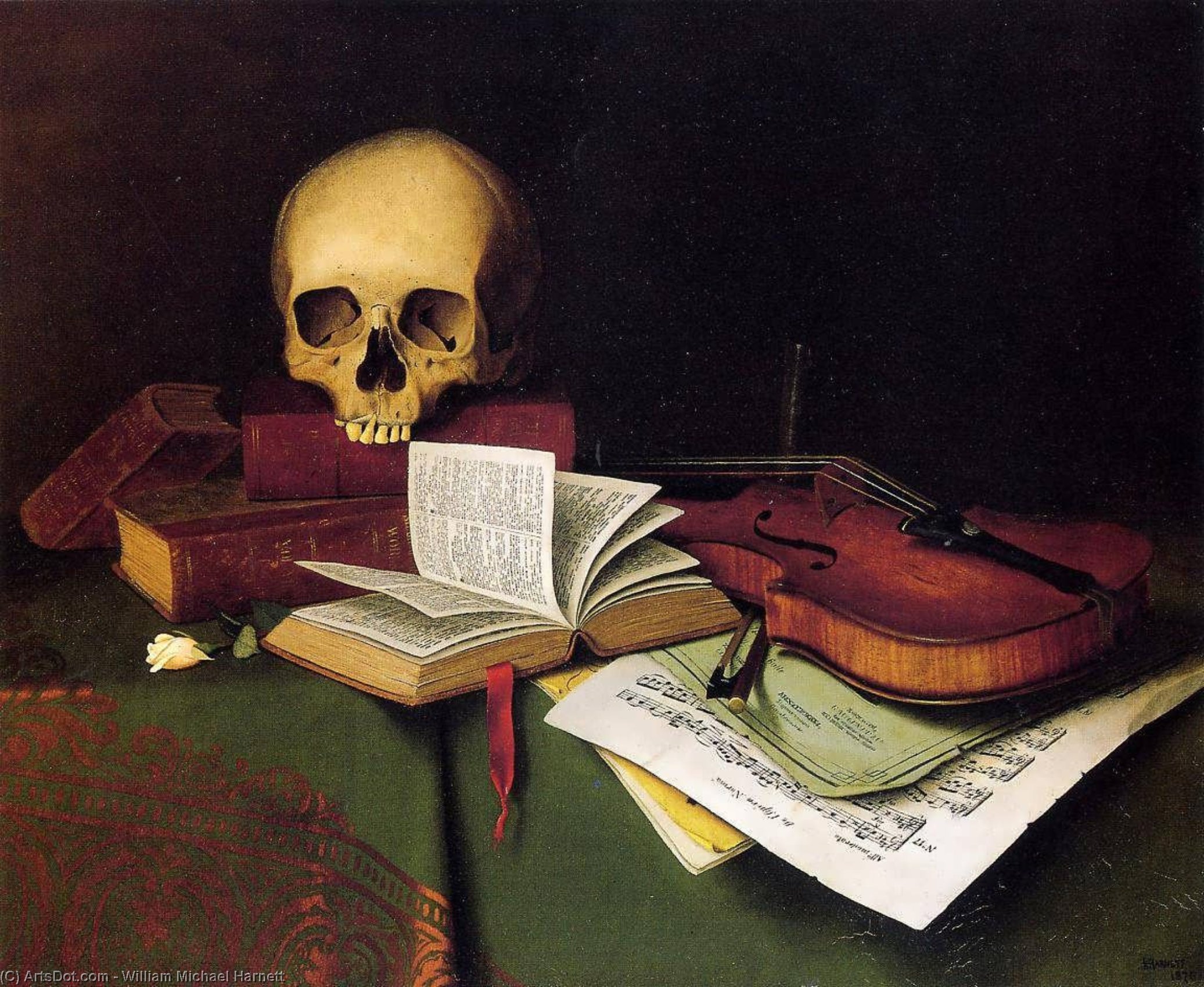 Mortality And Immortality — William Michael Harnett