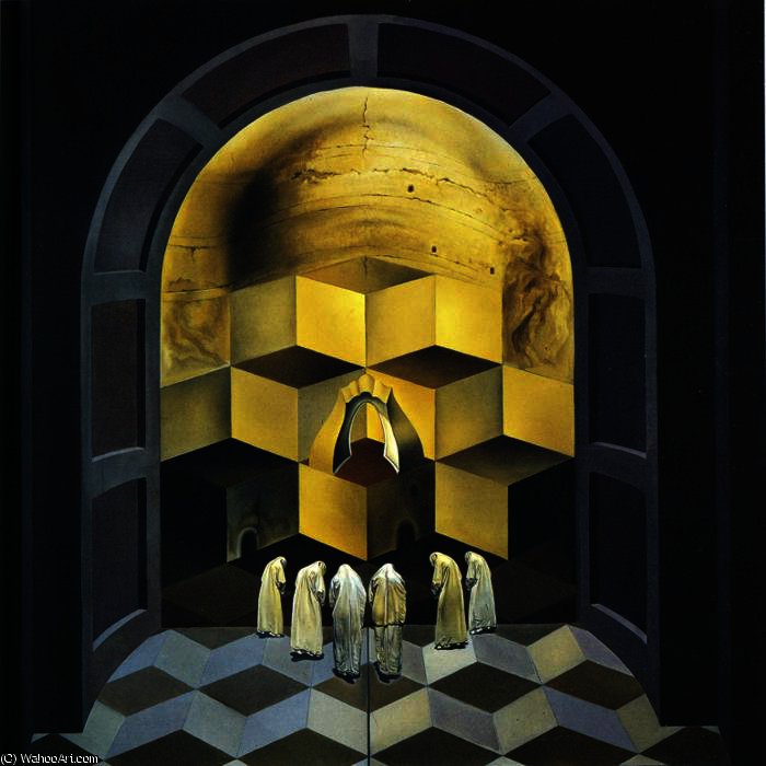 Cráneo De Zurbarán — Salvador Dalí