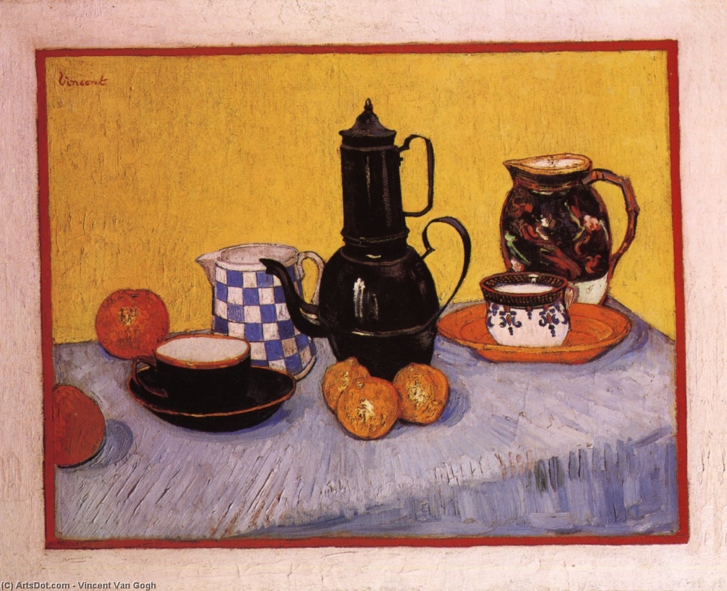 Still Life With Coffeepot — Vincent Willem Van Gogh
