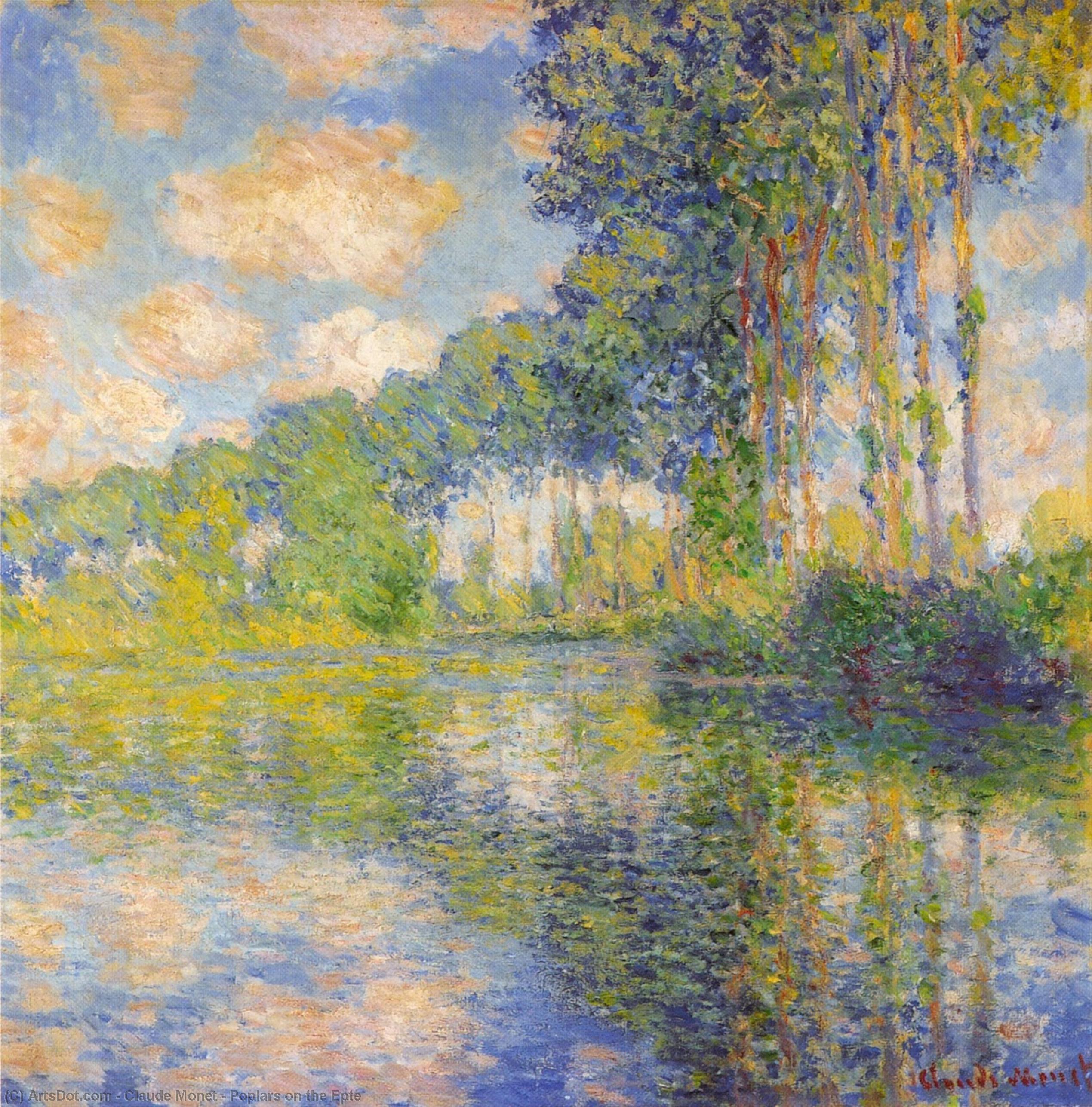 Poplars On The Epte — Claude Monet