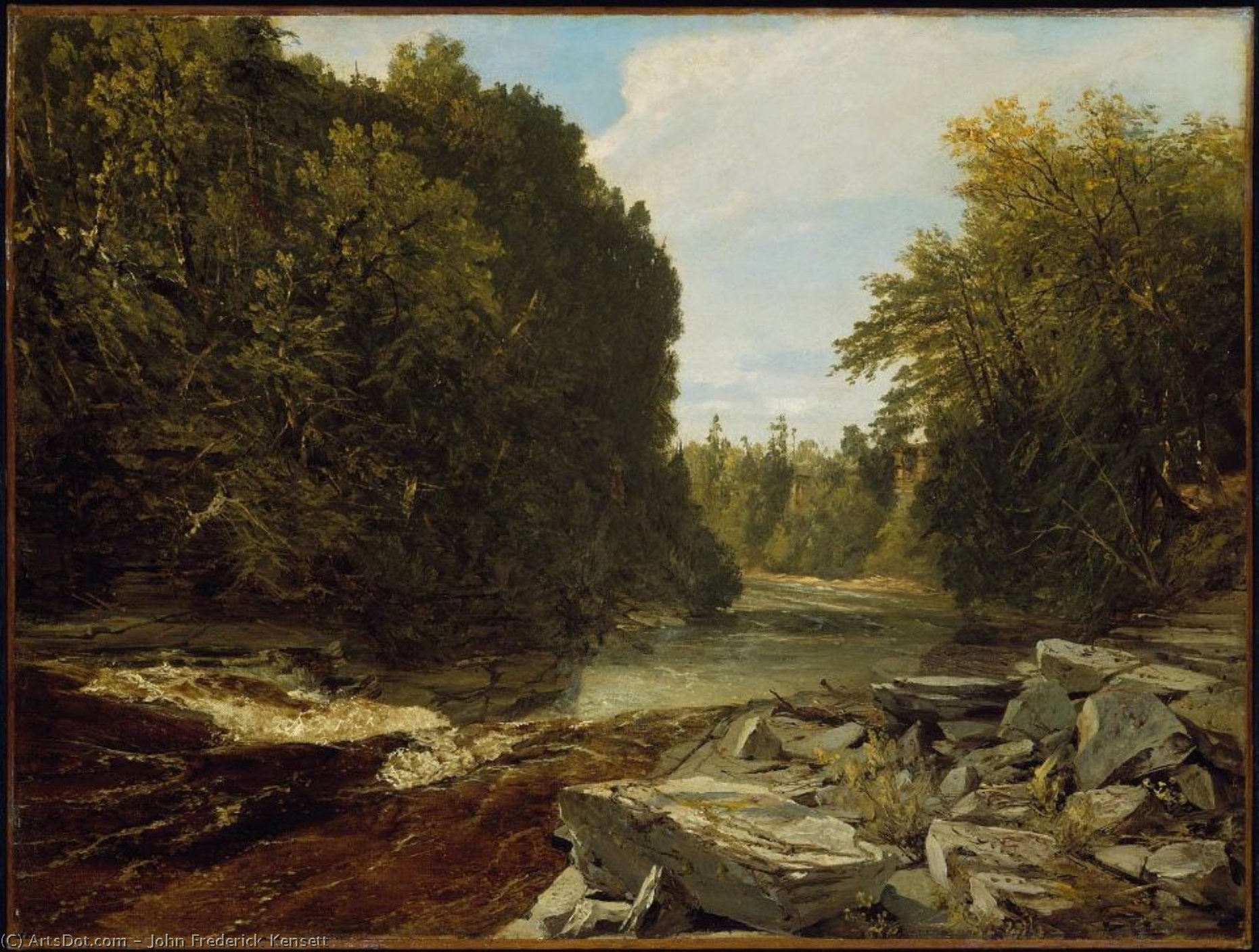 Trenton Falls, New York — John Frederick Kensett