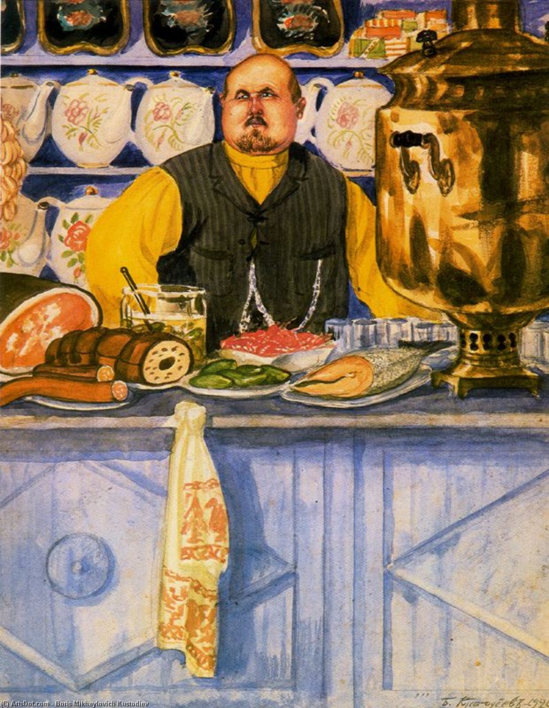 Tavern Keeper — Boris Mikhailovich Kustodiev