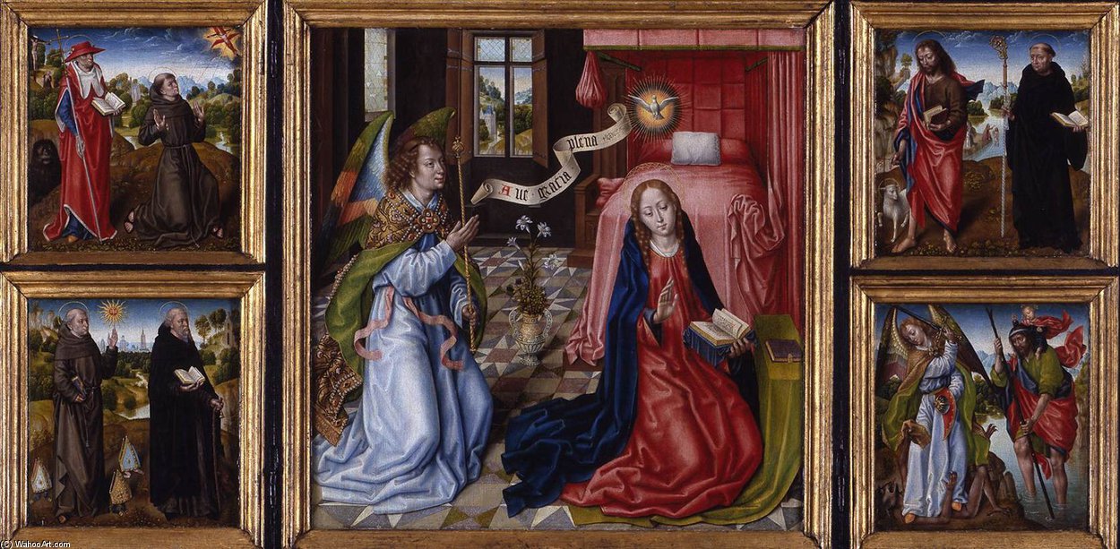 Triptych Of The Annunciation — Master Of The Legend Of Saint Ursula