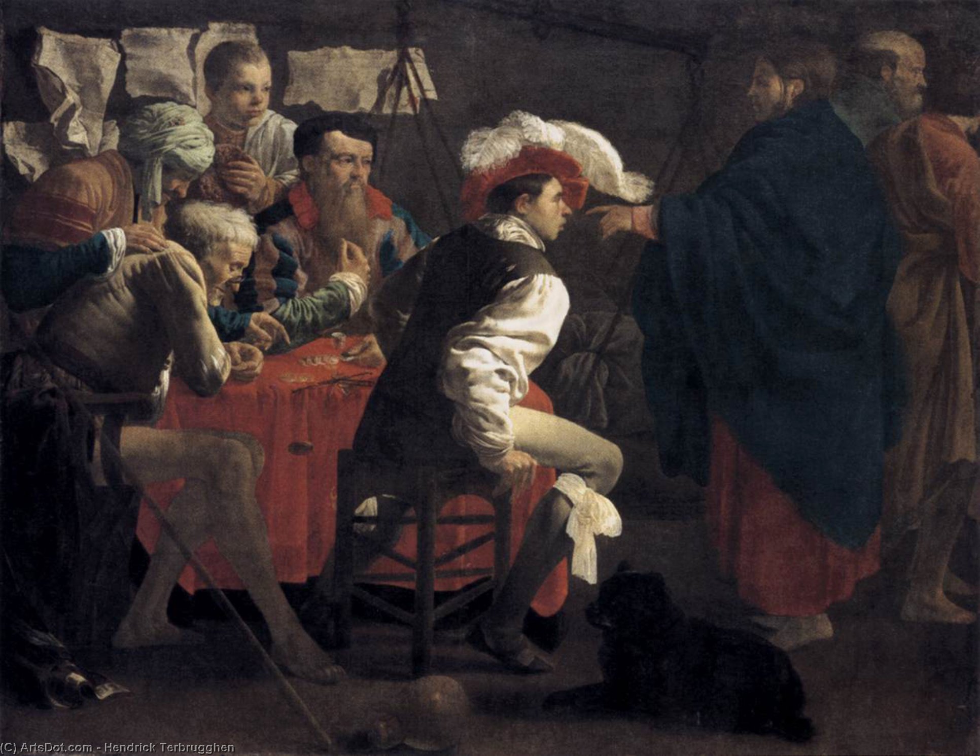 The Calling Of St Matthew — Hendrick Terbrugghen