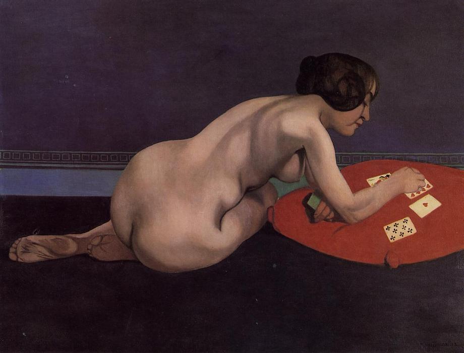 Solitaire (also Known As Nude Playing Cards) — Félix Vallotton