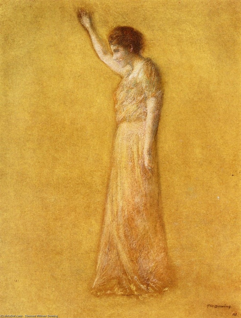 Woman In Pink — Thomas Wilmer Dewing