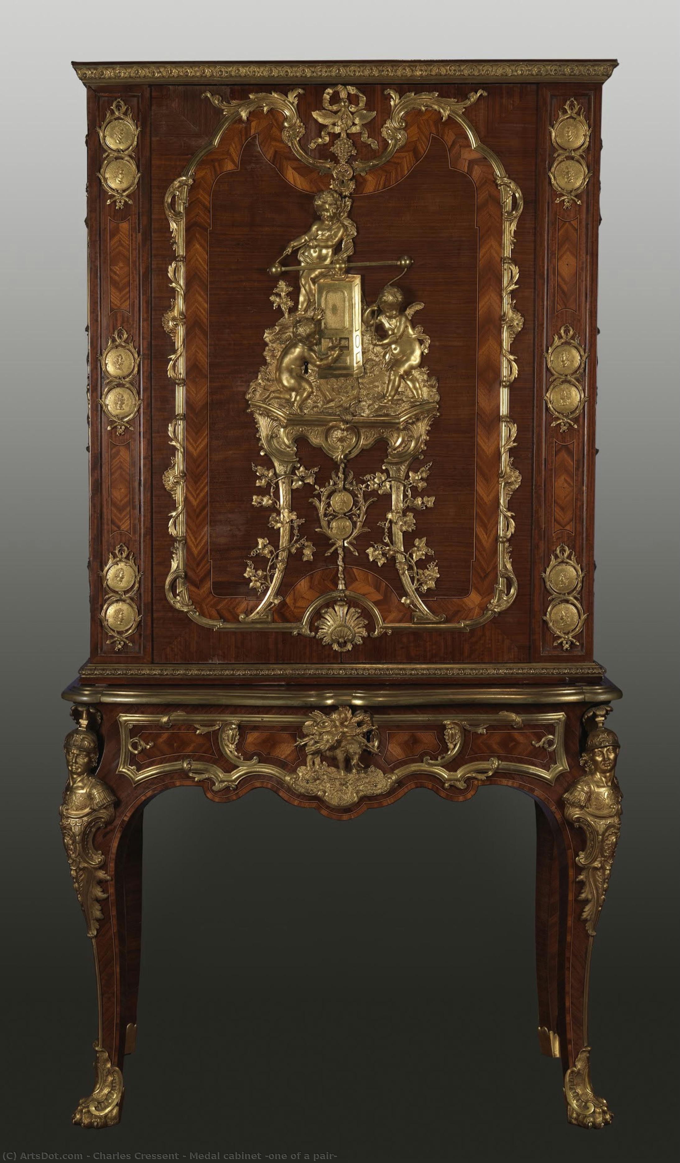 Medal Cabinet (one Of A Pair) — Charles Cressent