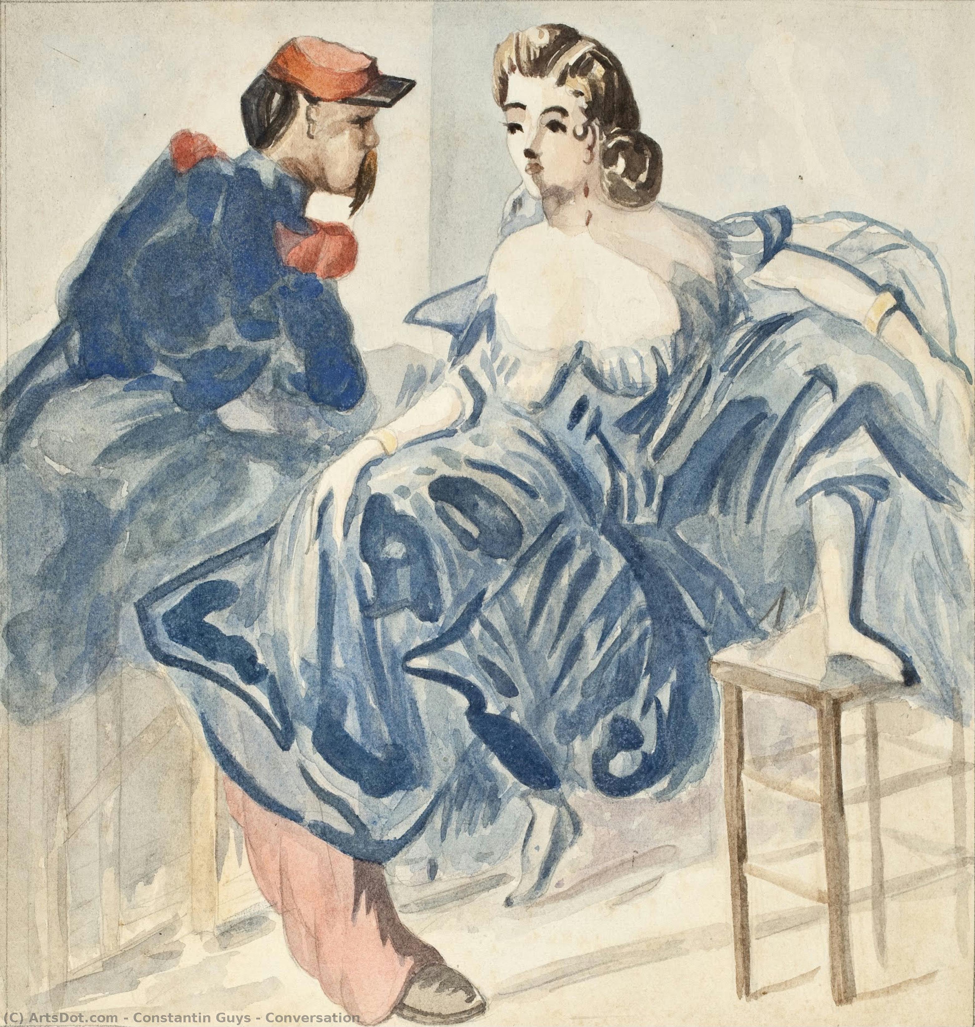 Conversation — Constantin Guys