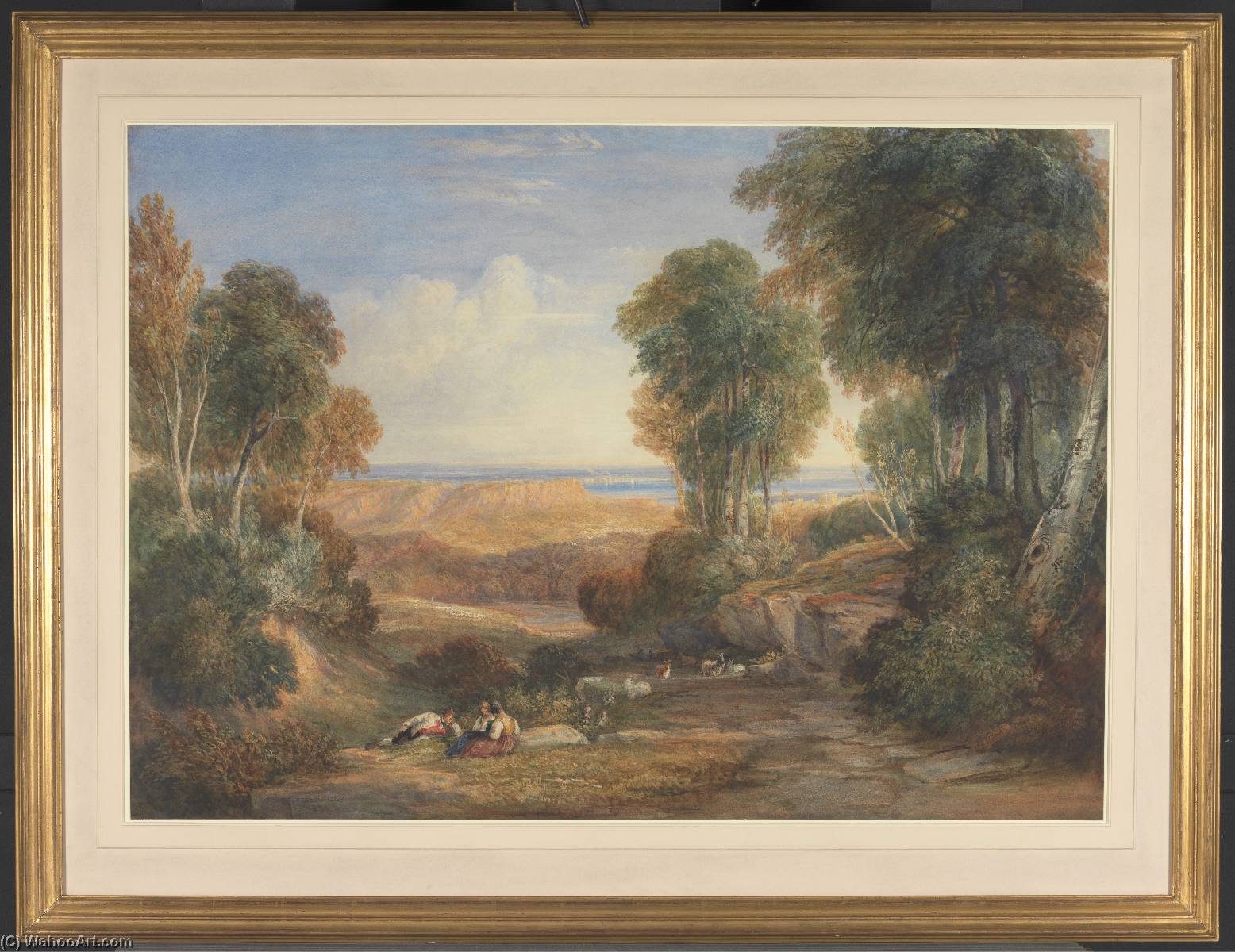 The Junction Of The Severn And The Wye With Chepstow In The Distance — David Cox