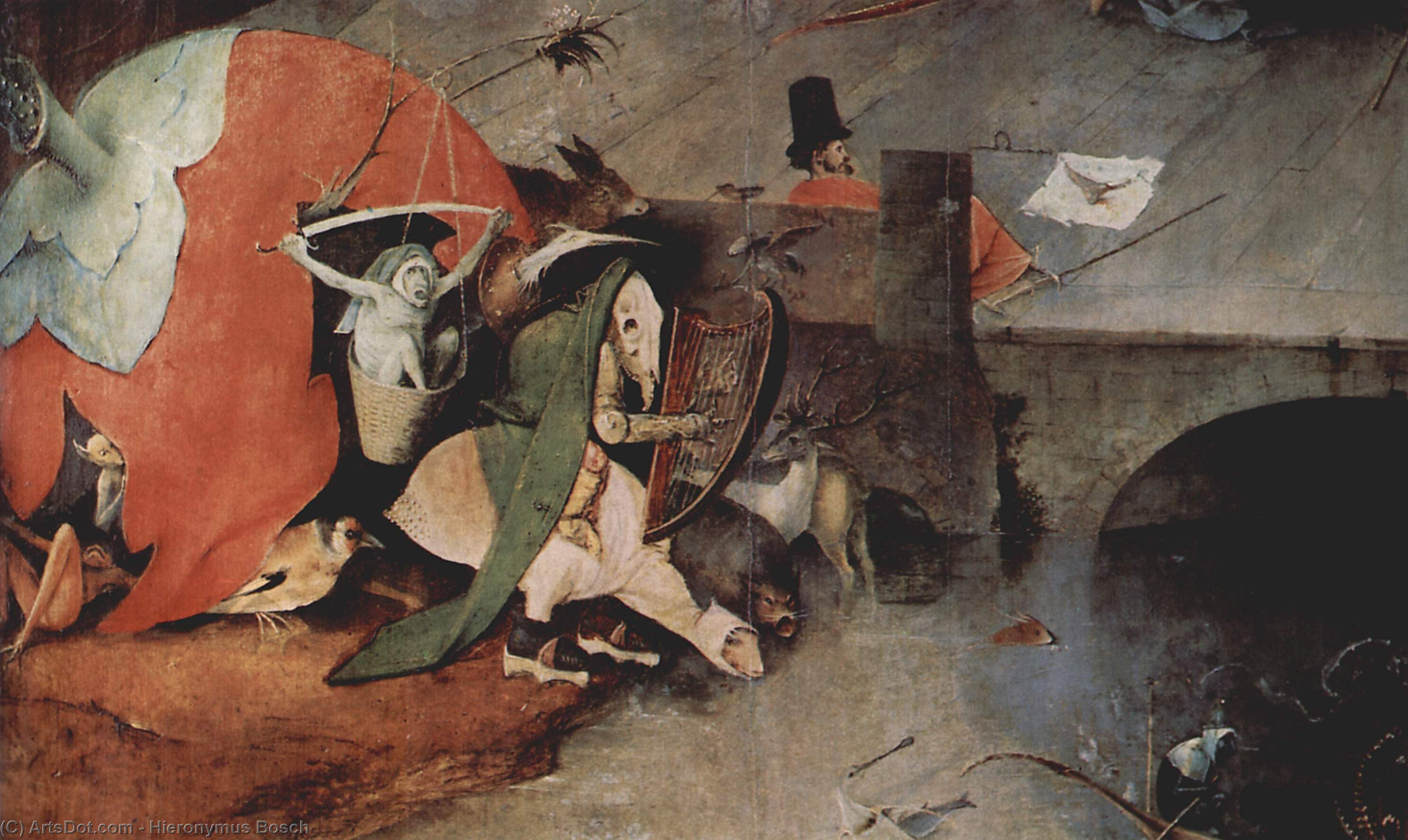 The Temptation Of St. Anthony (detail) — Hieronymus Bosch