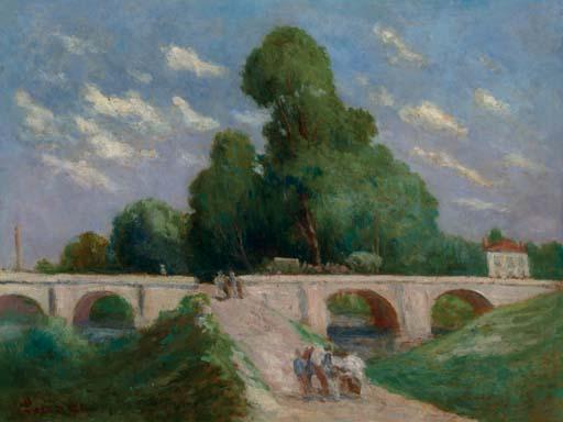 The Bridge Over The Loing At Montargis — Maximilien Luce