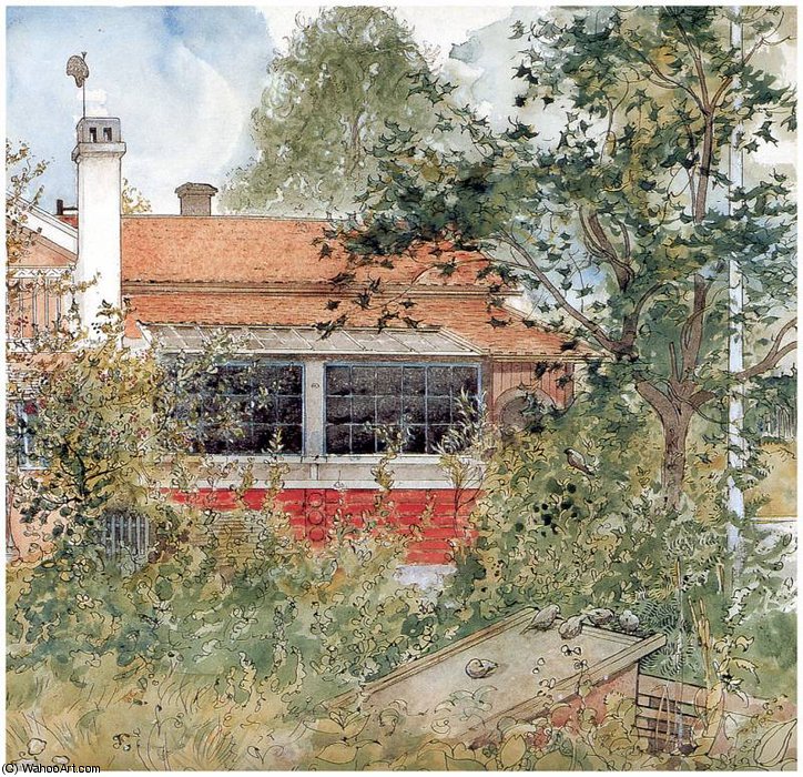 La Casa (detalle) - — Carl Larsson