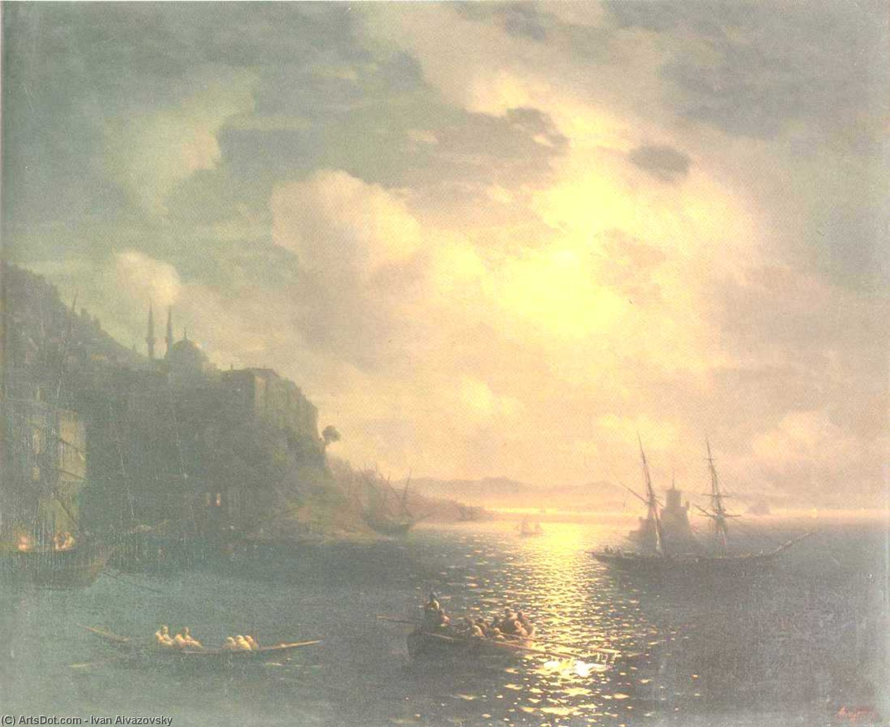 The Bay Golden Horn In Istanbul — Ivan Konstantinovich Aivazovsky
