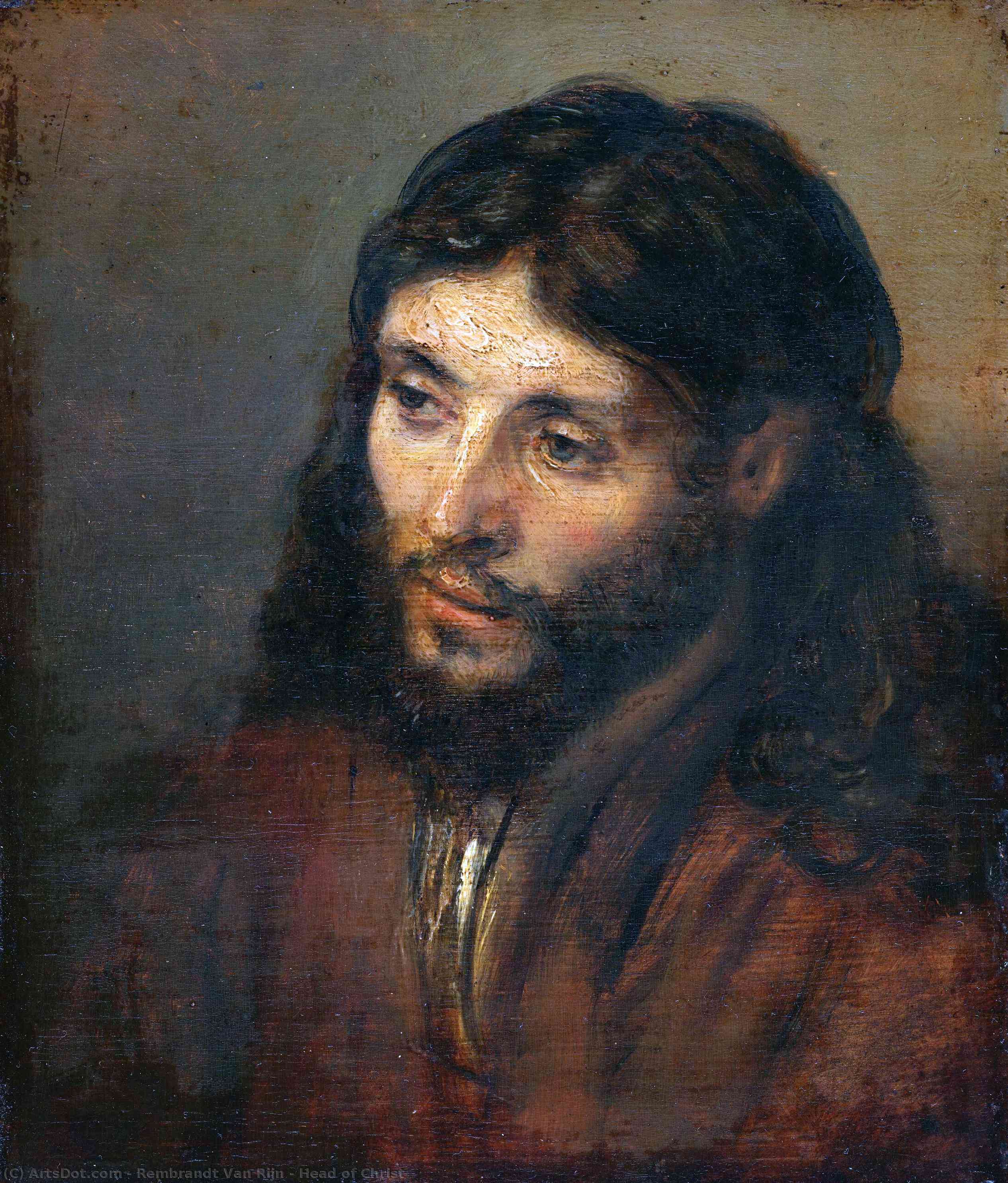 Head Of Christ — Rembrandt Van Rijn