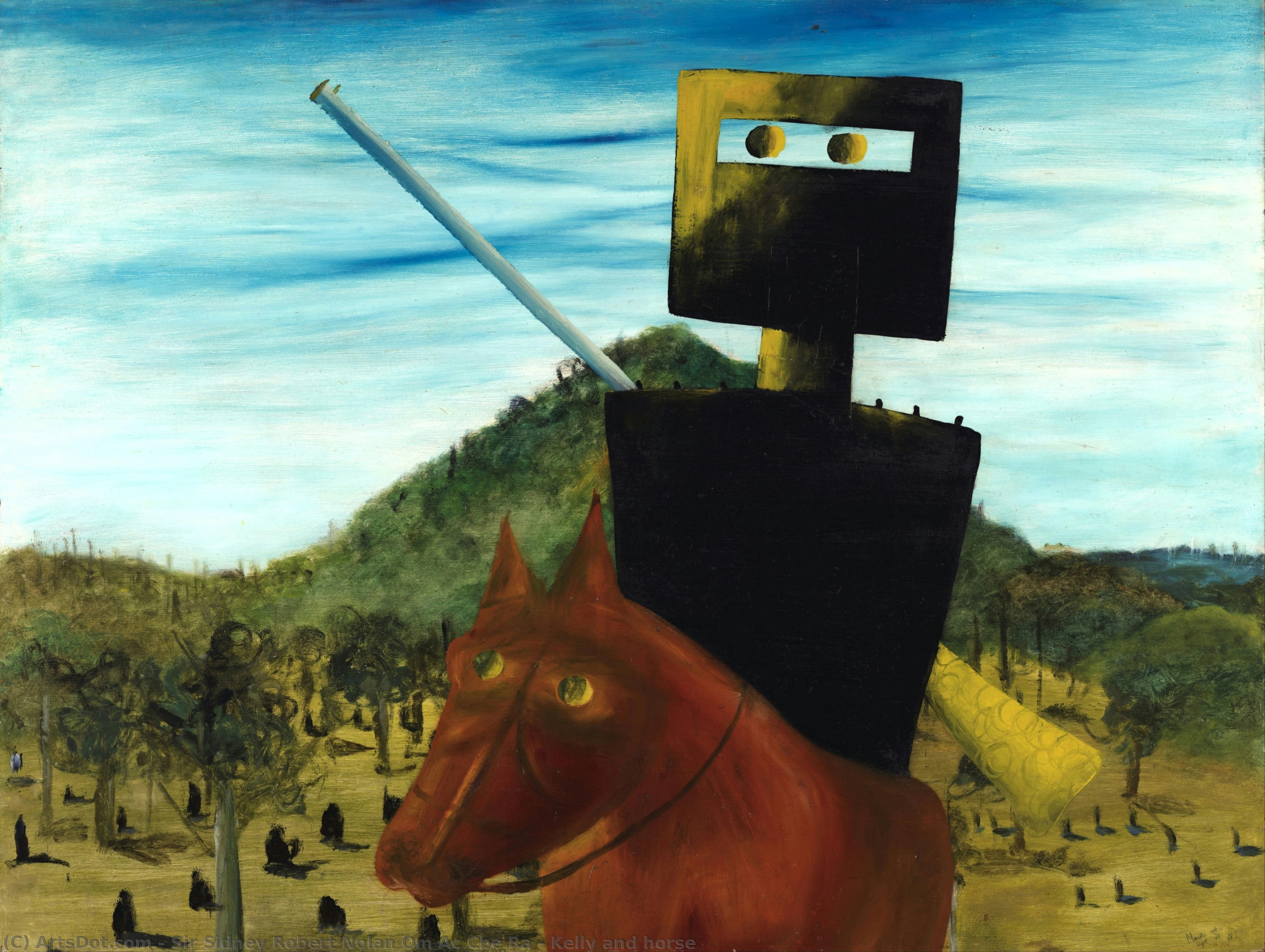 Kelly And Horse — Sir Sidney Robert Nolan
