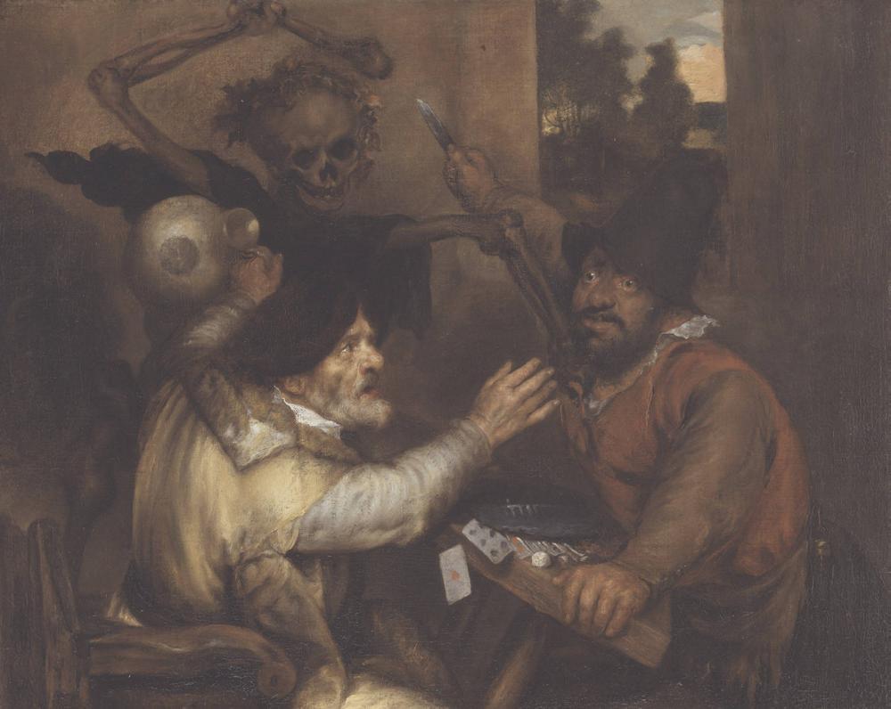 Fighting Cardplayers And Death — Jan Andrea Lievens Jan Lievens