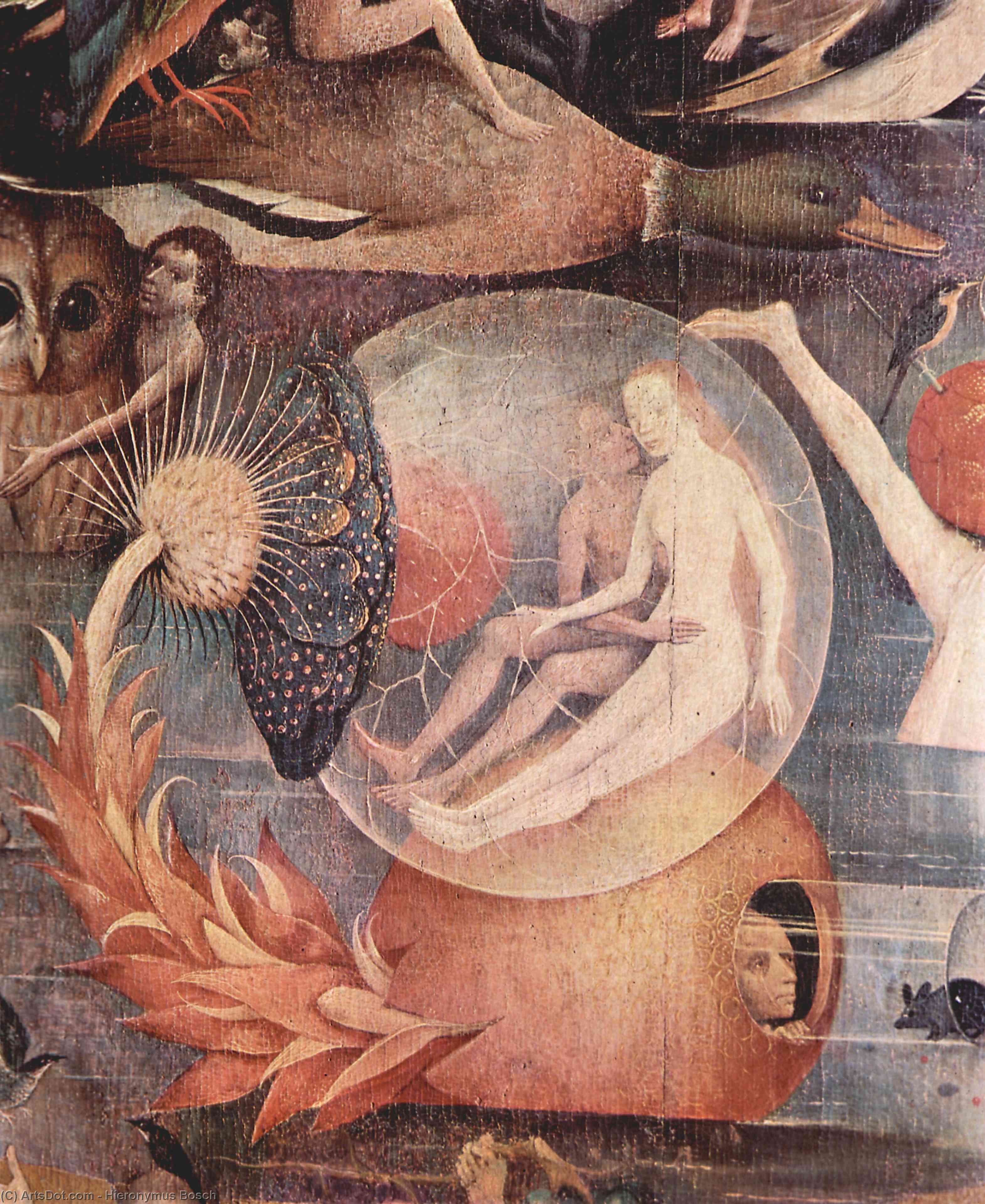 The Garden Of Earthly Delights (detail) (29) — Hieronymus Bosch