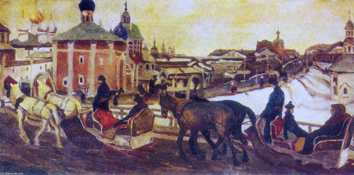 To Troyitsa — Konstantin Yuon