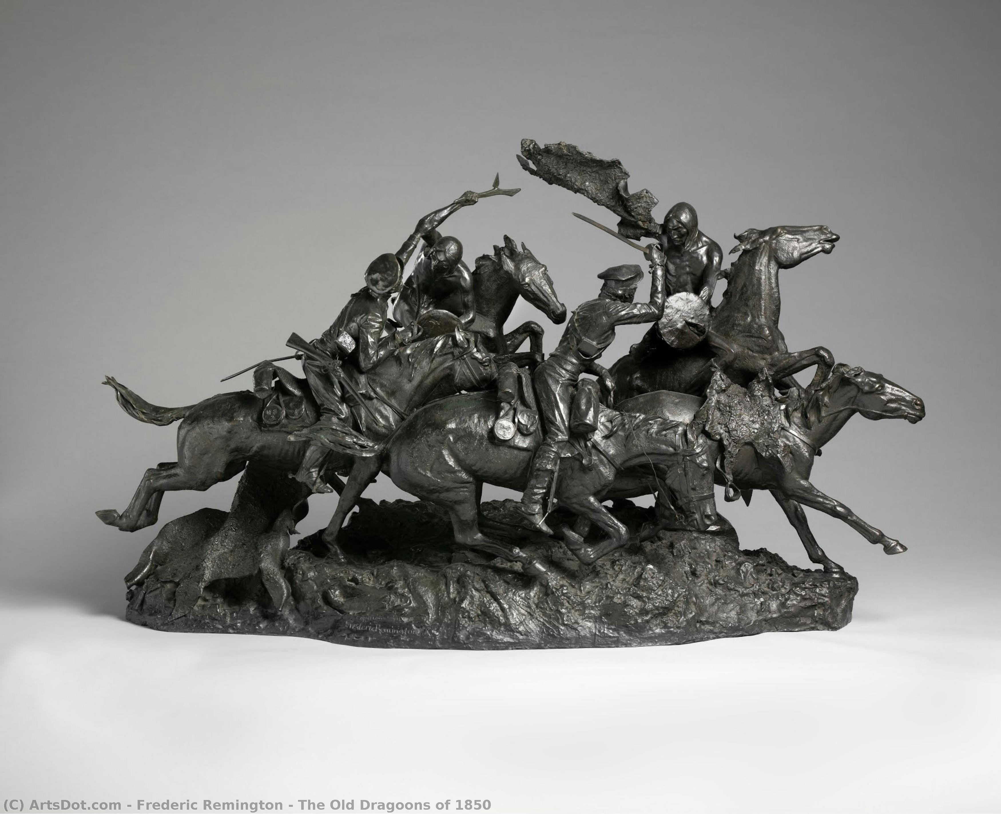 The Old Dragoons Of 1850 — Frederic Remington