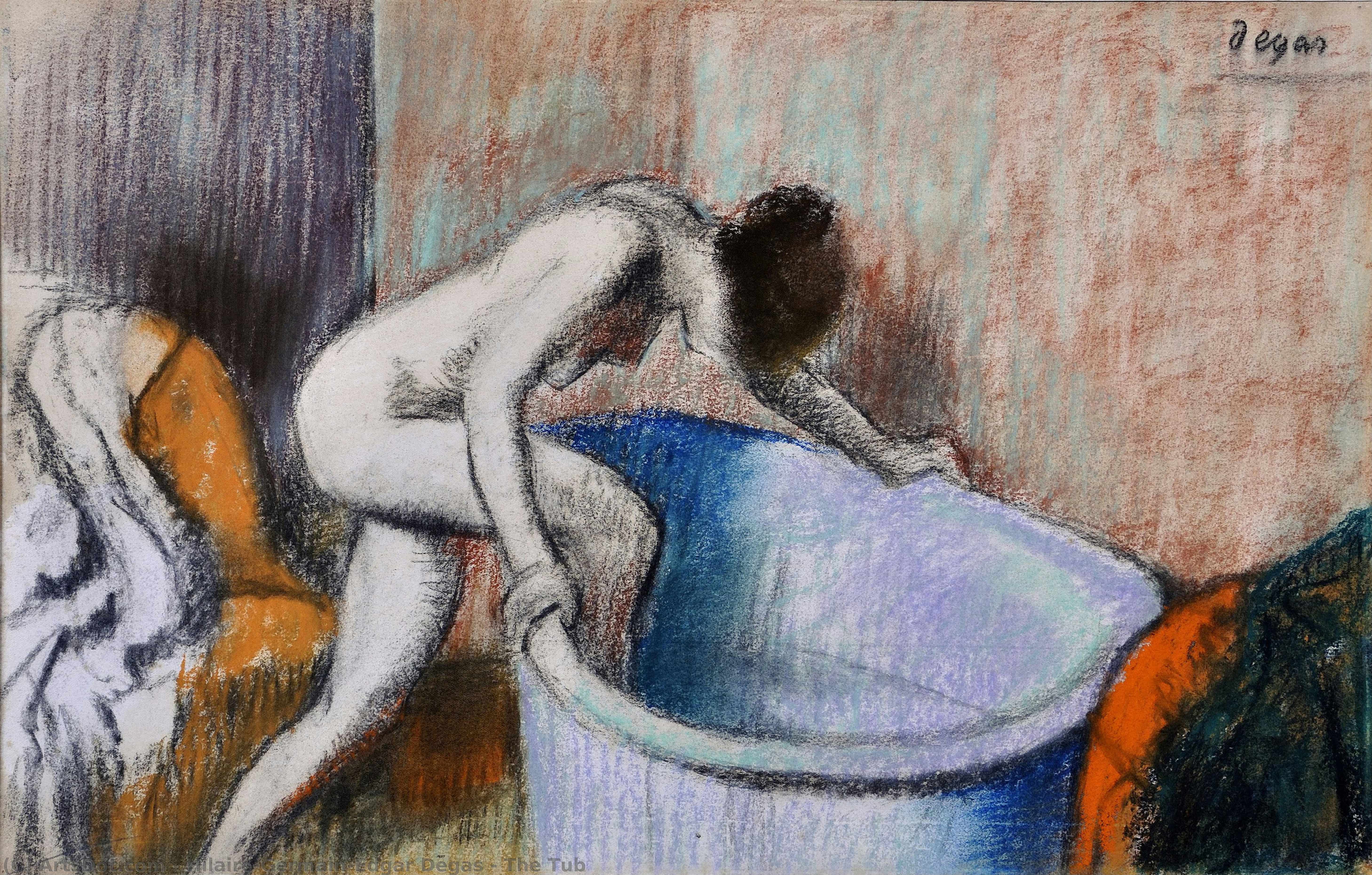 The Tub — Edgar Degas