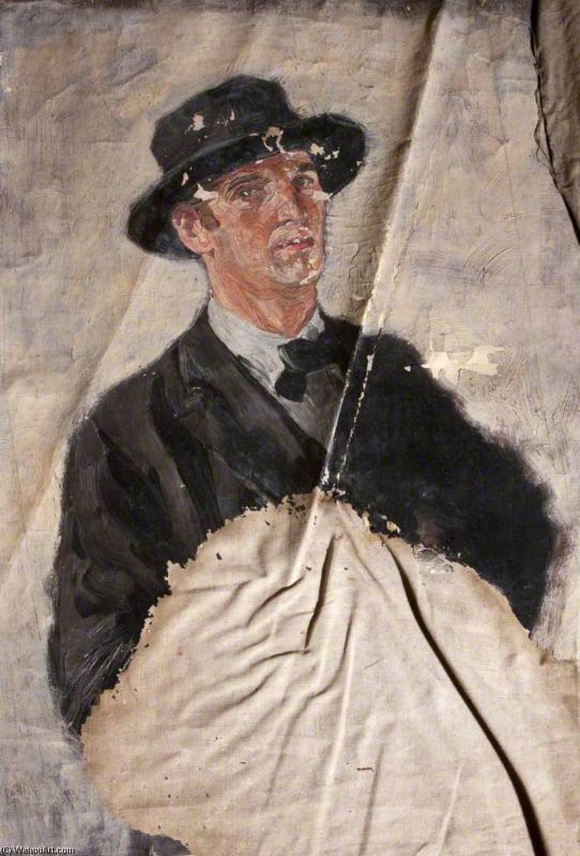 Portrait Of A Man In A Hat — William Conor