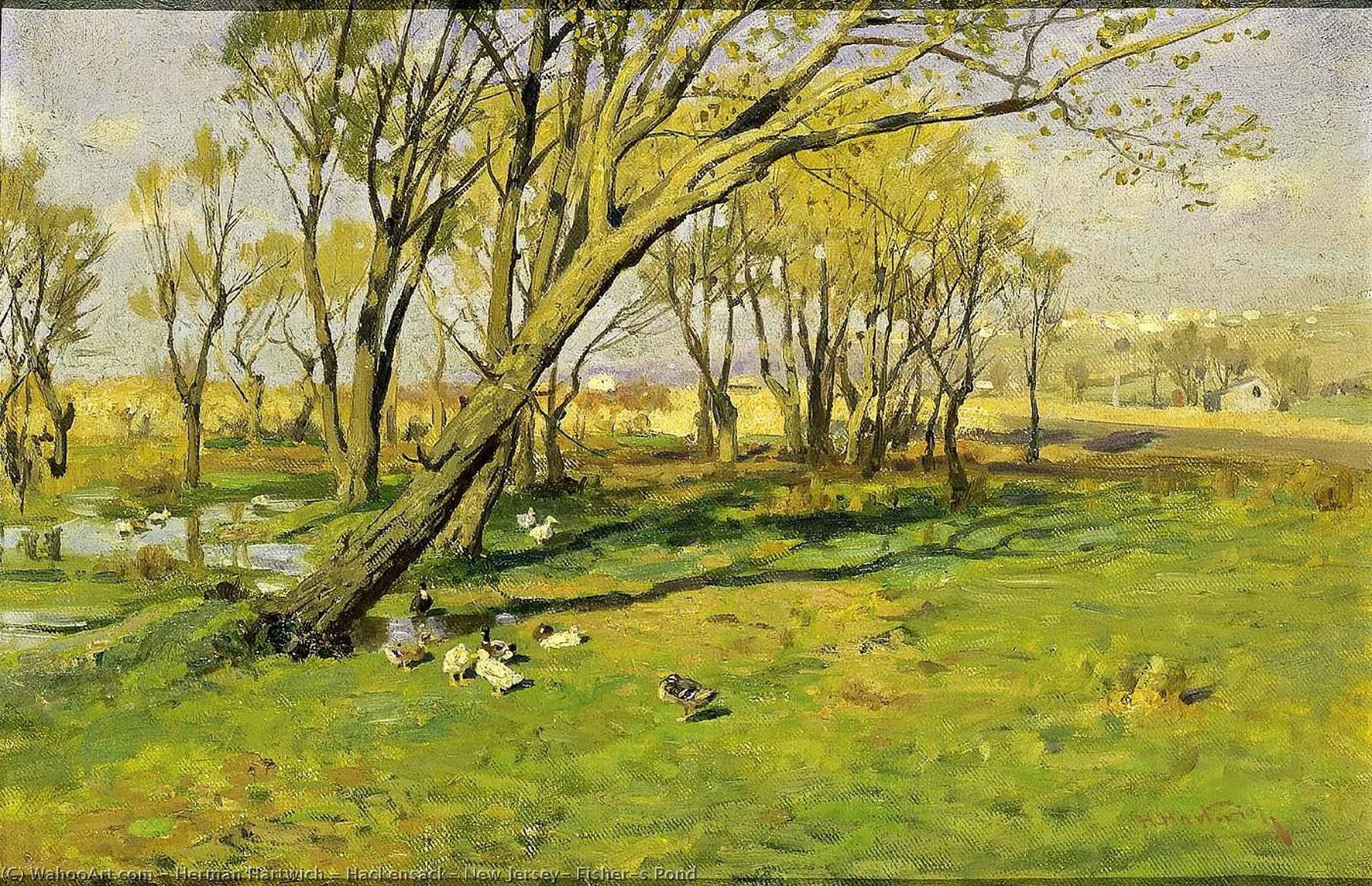 Hackensack, New Jersey, Fisher's Pond — Herman Hartwich