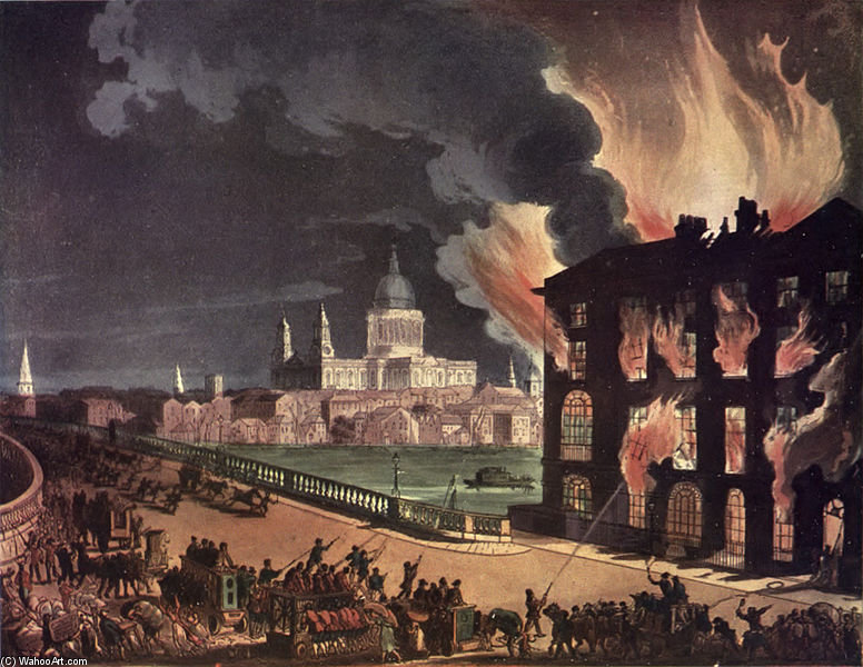 Fire In London — William Henry Pyne