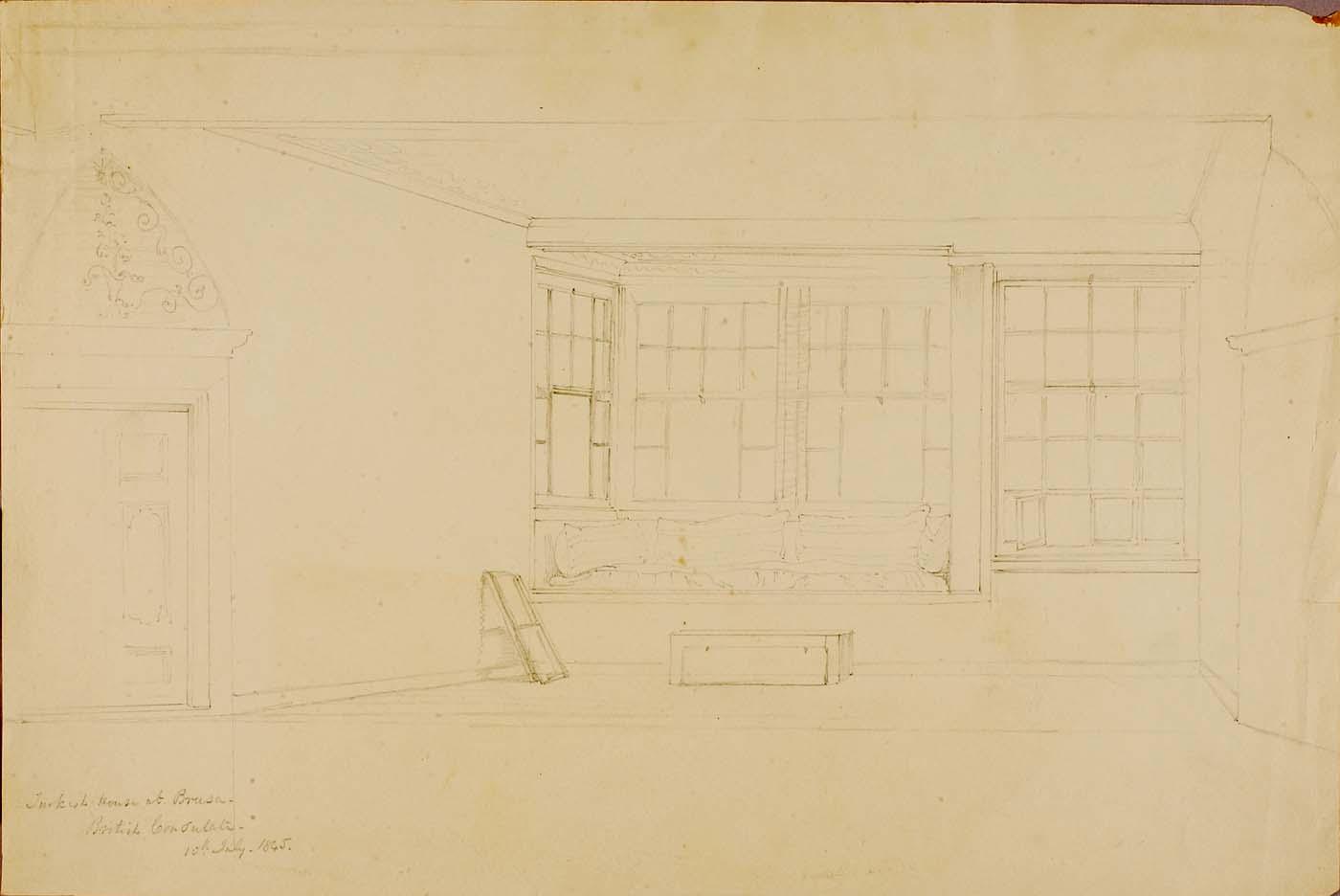 Turkish House At Brusa, British Consulate — Miner Kilbourne Kellogg