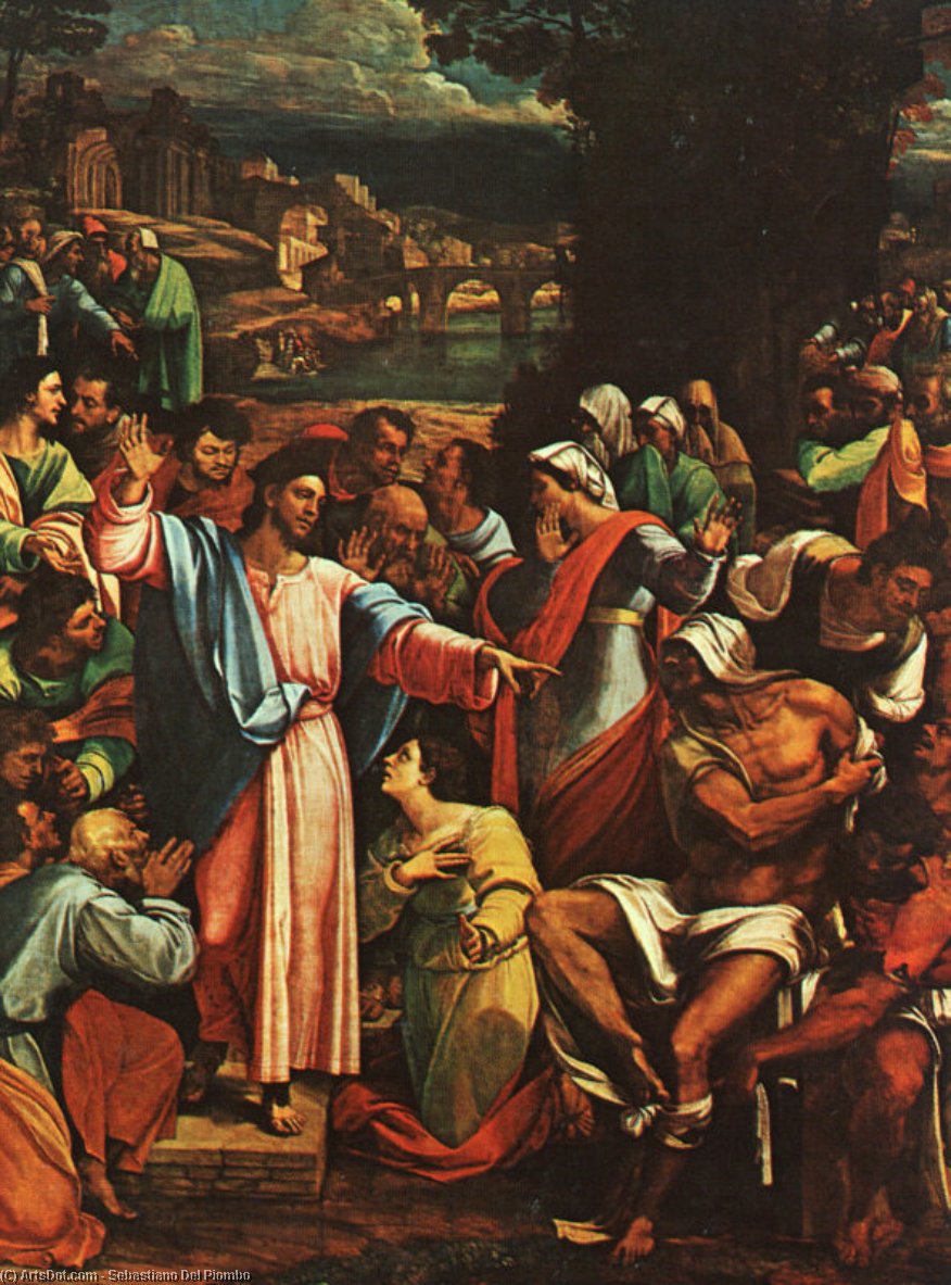 The Resurrection Of Lazarus, London — Sebastiano Del Piombo